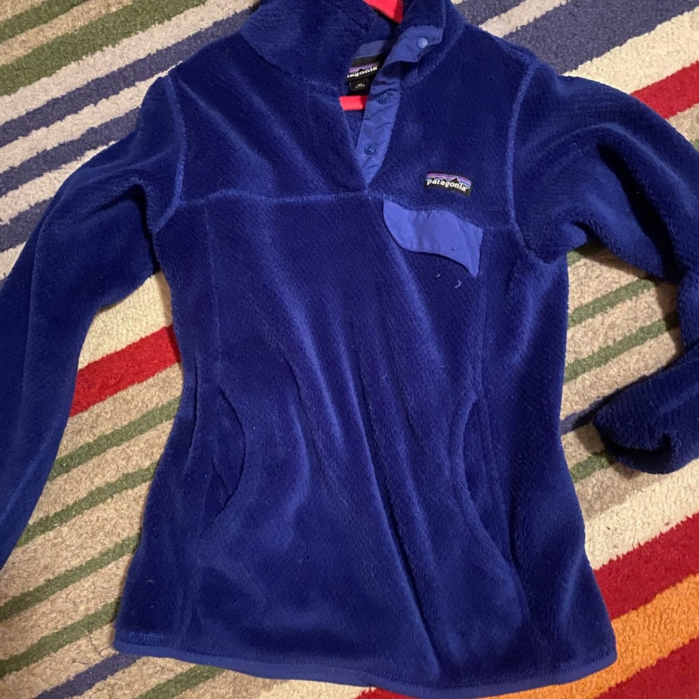 Patagonia!! Rich royal blue.  Rarely worn